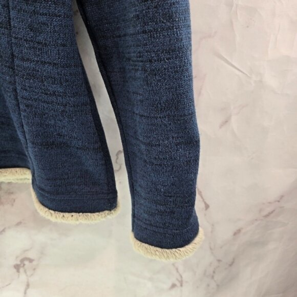 Kuhl Pullover Women Small Blue Plush Mock Sweater Teddy Sherpa Lined Alfpaca - Picture 4 of 10